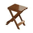 thumbnail image 1 of S SERENABLE Bamboo Folding Stool Compact Outdoor Foldable Stool for Patio Travel Camping brown, 1 of 9