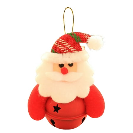 

Ounabing Christmas Plush Ball Doll Pendant Ski Snowman Pendant Christmas Tree Pendant