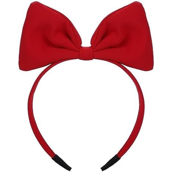 Bow Headbands Red Bowknot Hair Band Fashion Cute Hair Hoop Big Bowknot Headdress Hair Accessories for Women Girls Party Christmas Valentine's Day