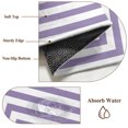 thumbnail image 5 of Purple White Geometric Round Area Rug 6 FT, Non Slip Bedroom Area Rug, Square Minimalist Modern Washable Soft Circular Carpet Non-Shedding Floor Mat for Kitchen Dining Room Home Office Kids Room, 5 of 7