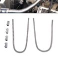 thumbnail image 1 of 44in Radiator Hose Kit with Cap Clamp Stainless Steel Efficient Flexible Rustproof Radiator Flexible Coolant Hose Kit Universal Fit Coolant Water Hose Kit, 1 of 7