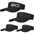 thumbnail image 1 of HUGFEGWE Adjustable Sports Sun Visor Unisex UV Protection Sun Hat Cap for Beach Pool Golf Tennis AZ824-17861, 1 of 7