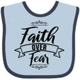 thumbnail image 3 of Inktastic Cancer Awareness Faith over Fear Boys or Girls Baby Bib, 3 of 4