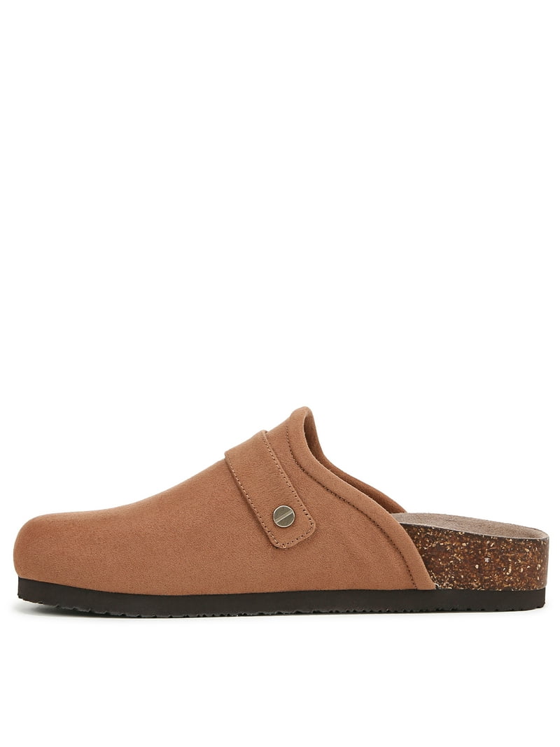 Dr. Scholl's Shoes Womens Louis Iconic Clog Mule Chip Brown 9M