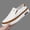 F68-White, variant on CORASUN Men's Slip On Loafer Shoes, Thick Platform Sole Casual Sneakers, Lightweight Non Slip Daily Walking Shoes