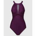 thumbnail image 5 of YNIQUE Women's One Piece Swimsuits Tummy Control Swimwear Flattering High Waisted Monokini Bathing Suits for Women, 5 of 8