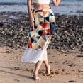 thumbnail image 6 of Geometric Cube Stylish Chiffon Beach Dresses and Skirts for Women - for a Day at the Beach, 6 of 6