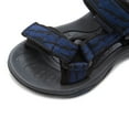 thumbnail image 4 of Weestep Toddler Little Kid Boys Girls Adjustable Strap Sandal(6 Toddler, Black/Blue2), 4 of 7