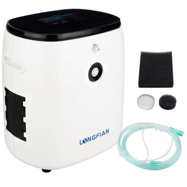 MEDICAL STORE Concentrador de Oxígeno De 7 Litros Uso Domestico Concentrador Portable Con Pantalla LCD Para Cuidado De La Salud