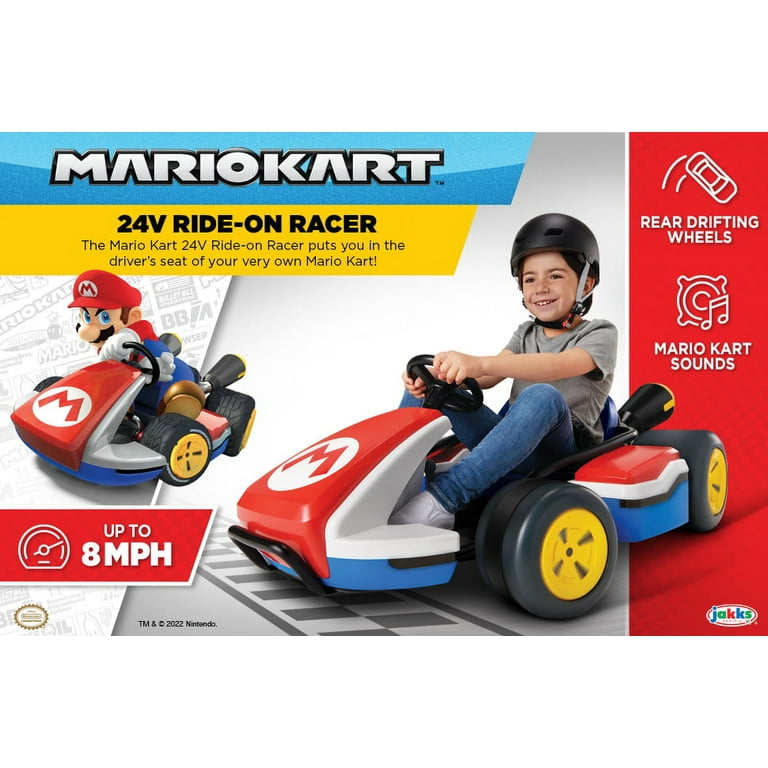 Nintendo Super Mario Kart 24V Battery Operated 3-Speed Drifting