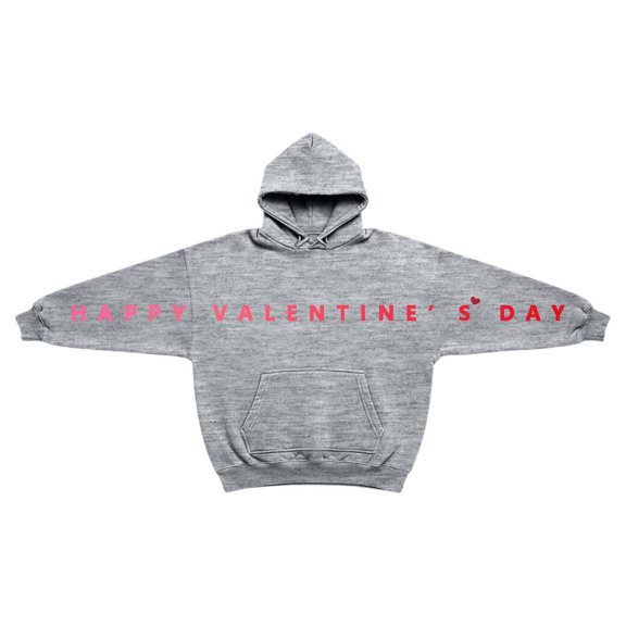 Mens Hoodies Sweatshirt Pullover Couple'S Matching Letter Print Mens Clothing,Light Gray,S