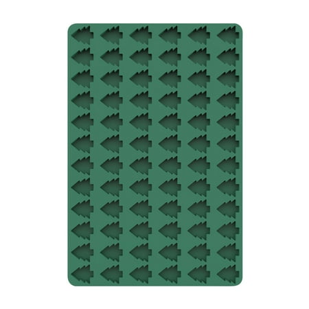 

Bakery Tools Bakery Tools Christmas Tree Silicone Oven Mat Biscuits Chocolate Candy Silicone Mold Green