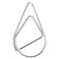 thumbnail image 1 of 30 Pieces Paper Clip Cute Water Solid Color Drop Shape Simple Style Solid Color Office School Note Book Photo Clamp Bookmark Purple, 1 of 9