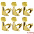 thumbnail image 1 of 6pcs Electric Guitar Tuning Pegs Kit Acoustic Folk Guitar Peg Reel Tuner Tuning Key Replacement Parts Dropship Gold 6R, 1 of 6