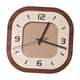 thumbnail image 3 of Reloj de pared con adorno de pared, silencioso, con marco de madera, para colgar en la cocina y el comedor. Cuadrado, 3 of 9