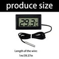 thumbnail image 3 of LCD Display Digital with Probe, Temperature Meter for Freezer Fridge Aquarium, 3 of 8