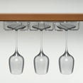 thumbnail image 3 of Sorbus Under Cabinet Mounted Wine Glass Rack and Stemware Holder, Holds up to 9 Glassware, 3 of 7