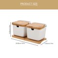 thumbnail image 2 of BRIGHTFUFU 1 conjunto de cajas de condimento de condimento de condimento de cocina de forma cuadrada de cocina, 2 of 7