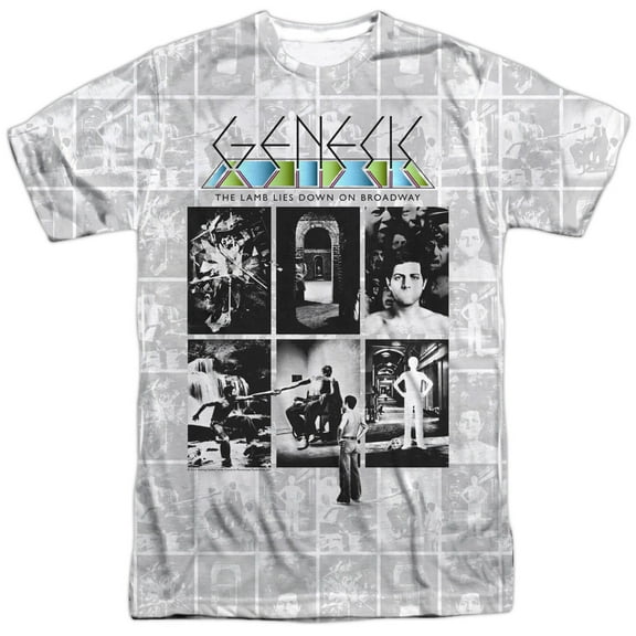 Genesis Lamp Mens Adult Sublimation Shirt 3X White