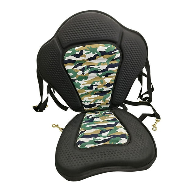 Kayak Seat,Kayak Padded Seat Adjustable Straps Universal,Canoe Seat High Backrest Replacements Accessory,Kayak Padded Seat Back Support Kayaking Rafting,Boat Seat High Back EVA Green