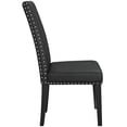 thumbnail image 2 of Hawthorne Collections Faux Leather Black Dining Side Chair Rectangular 39.5"H Unassembled, 2 of 6