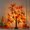Fall Tree-1, variant on Fall Decorations for Home, Thanksgiving Decorations, 24'/2FT Lighted Fall Maple Leaves Tree with 24 LEDs for Autumn Decor, 12 Wood Acorns Ornaments Battery Powered Timer for Table Indoor
