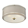 thumbnail image 3 of Meridian M60018PN 3-Light Ceiling Light in Polished Nickel, 3 of 4