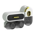 thumbnail image 2 of Vaidha Toothbrush For Bathroom, Wall Mounted Toothbrush With Toothpaste Dispenser, With Toothbrush Cup, Tray Bathroom Toothbrush Toothpaste Dispenser, 2 of 7