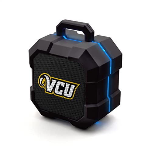 SOAR NCAA Shockbox Altavoz Bluetooth inalámbrico LED, VCU Rams
