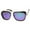 Matte Black-Silver / Smoke, variant on Unisex Aviator Sunglasses UV400 Mirrored Lens 9896 Thick Frame European Style