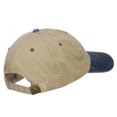 thumbnail image 4 of Louisiana State Map Embroidered Two Tone Cap - Khaki Navy OSFM, 4 of 5
