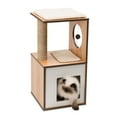 thumbnail image 3 of Meuble pour chats V-Box Catit Vesper, noyer, petit, 3 of 8