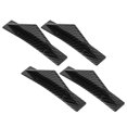 Car Rear Lower Bumper Diffuser Carbon Fiber Style Curved Universal