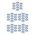 thumbnail image 1 of relayinert DOUBLE EAR CLIPS ,O CLAMP ,ZINC ,10 PACK PLATED STEEL 23 or 27mm 5Set, 1 of 6
