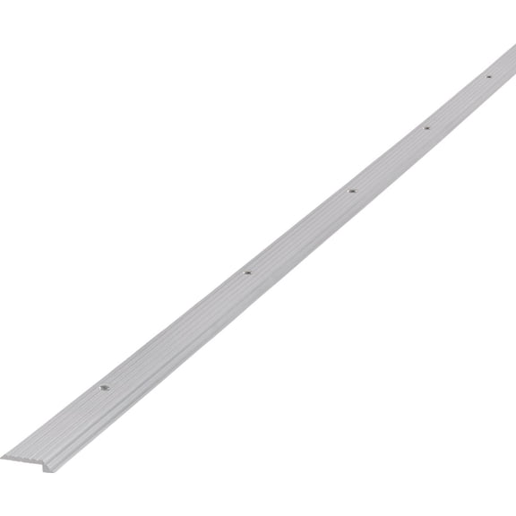 M-D Building Products Tile Edge Vinyl Floor Edging - 3/4-Inch x 72-Inch, Silver — Residential Use, Standard Application