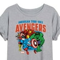 thumbnail image 3 of Marvel The Avengers - American Tour - Women's Oversized Graphic T-Shirt, 3 of 5