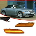 thumbnail image 2 of GTINTHEBOX 2X Full LED Amber Lens Front Side Marker Lights For 2004-2008 Chrysler Crossfire, 2 of 11