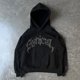 thumbnail image 1 of Sudadera con capucha con estampado de letras de hip hop y espuma para hombre, ropa Harajuku, sudadera informal de manga larga de gran tamaño Y2k, 1 of 1
