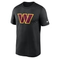 thumbnail image 2 of Men's Nike Black Washington Commanders Logo Essential Legend Performance T-Shirt, 2 of 3