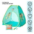 thumbnail image 3 of Cocomelon 3pc Tent Set with Pillow and Flashlight, Aqua, Unisex, Toddler, 3 of 6