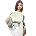 thumbnail image 4 of Rhinoceros Elegant Chiffon Silk Scarf - Lightweight Breathable Translucent Wrap Shawl for Women - 70.86x28.7in, 4 of 6