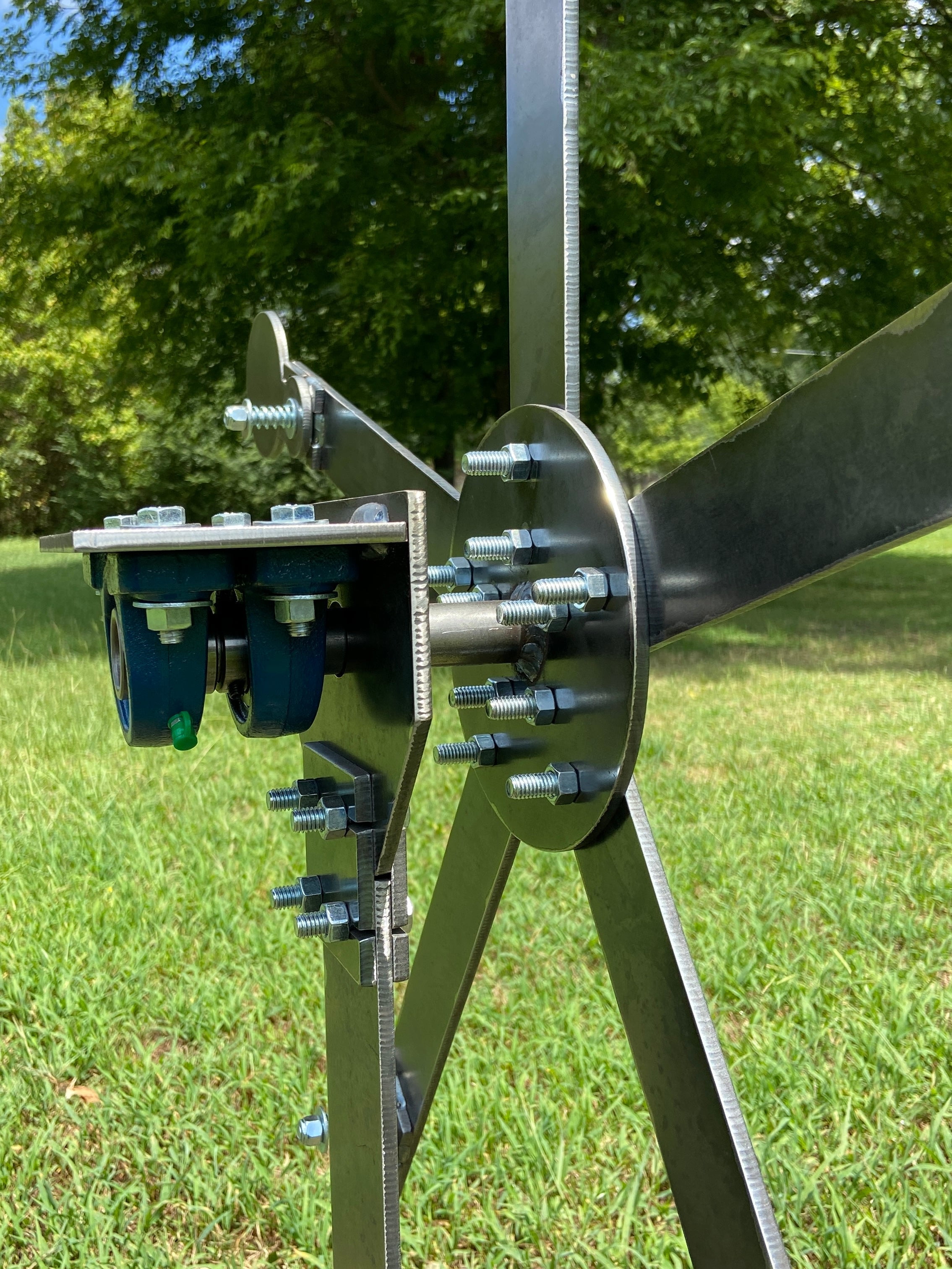 Magnum Target Portable 1/4" .22LR Rimfire Texas Star "No Weld" Reactive Steel Shooting Target w/ 4in Paddles - TS-4-14