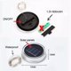 thumbnail image 5 of 5PCS Solar Power Mason Jar Lid Lights Fairy Lights LED String Lights DIY Waterproof Garland Party Christmas Wedding Decoration, 5 of 5