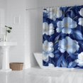 thumbnail image 2 of Pioneer Flower Floral Print Pattern Shower Curtain 72"x84" ,Bathroom Decorative Shower Curtains Set with 12 Hooks,Modern Waterproof Washable Shower Curtain, 2 of 6