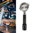thumbnail image 3 of Stainless Steel Coffee Portafilter, 2 Ears Detachable Filter Holder, Coffee Detachable Replacement Part with 58mm Portafilter Basket for NOWWA Coffee Machine, 3 of 8
