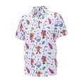 thumbnail image 2 of JAJAHO Mens Polo Shirts Short Sleeve Casual Funny Printed Summer Breathable Mesh Stretch Golf Shirts For Men Versatile Tops, 2 of 3