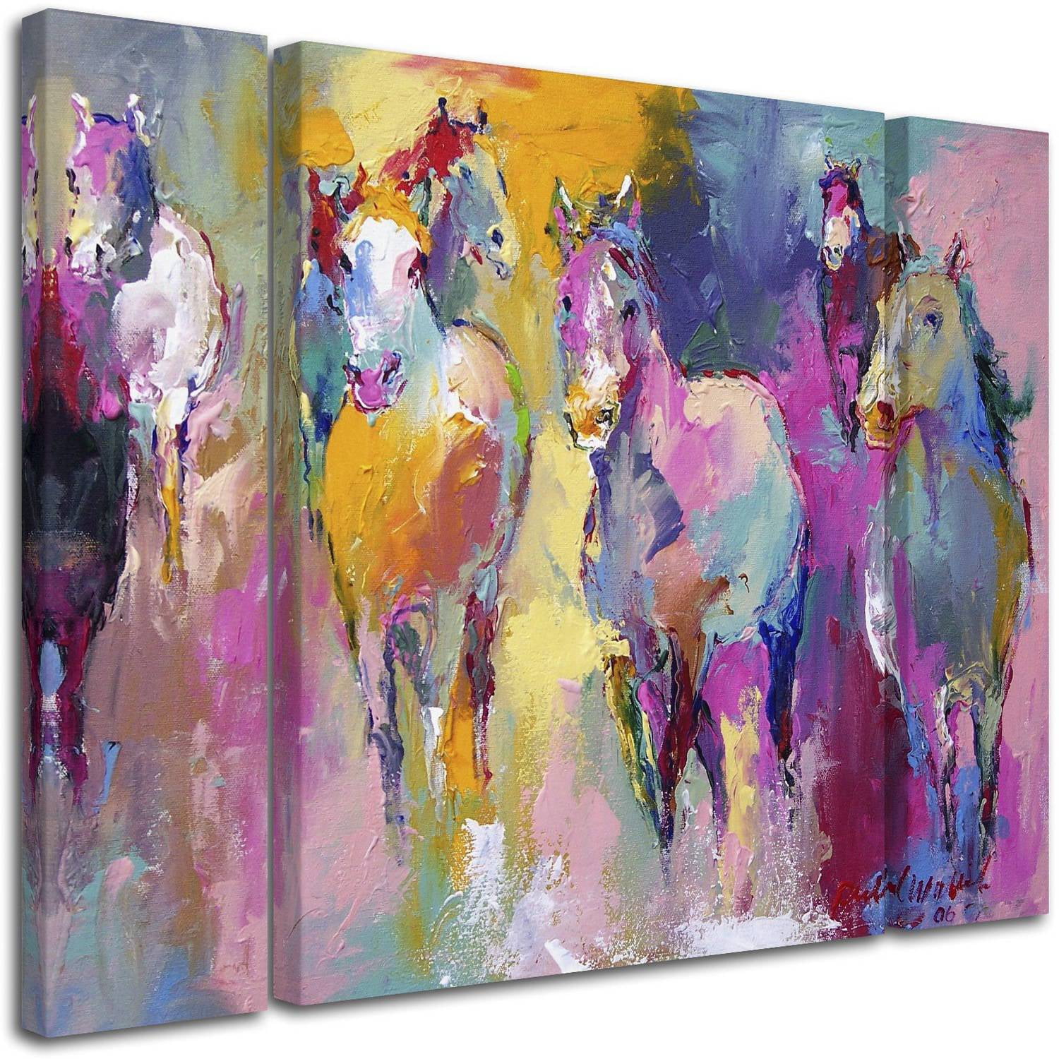 Richard Wallich 'Wild' Multi Panel Art Set Small