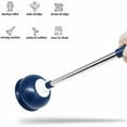 thumbnail image 2 of Desatascador de succión - Desatascador de tuberías con soporte, herramienta para eliminar atascos de inodoro - Succión fuerte, azul, BLOW, 2 of 5