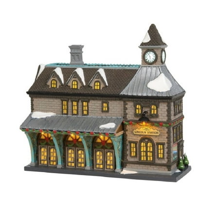 Department 56 Christmas in the City Village Lincoln Station Building 6003056
