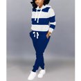 thumbnail image 2 of Two Piece Outfits For Women Casual Jogging Suit Set Long Sleeve Sweatshirt And SweatpantsTracksuit Athletic Loungewear Set Sweatpants, 2 of 3